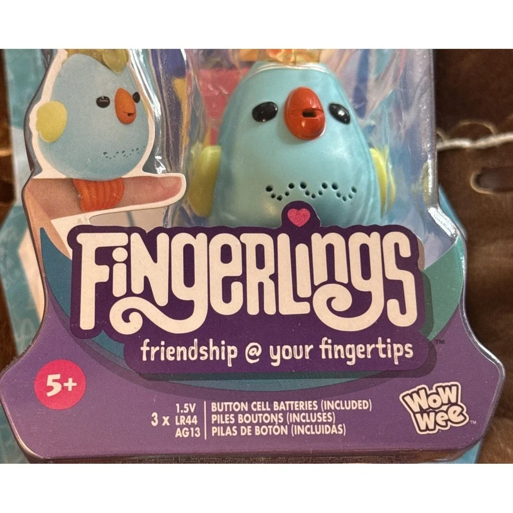 Fingerlings Sweet Tweets Lionel Blue Bird Interactive Toy 40+ Sounds New